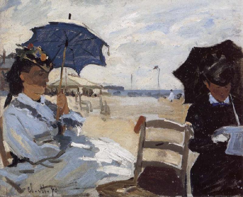 Claude Monet The Beach at Trouville china oil painting image